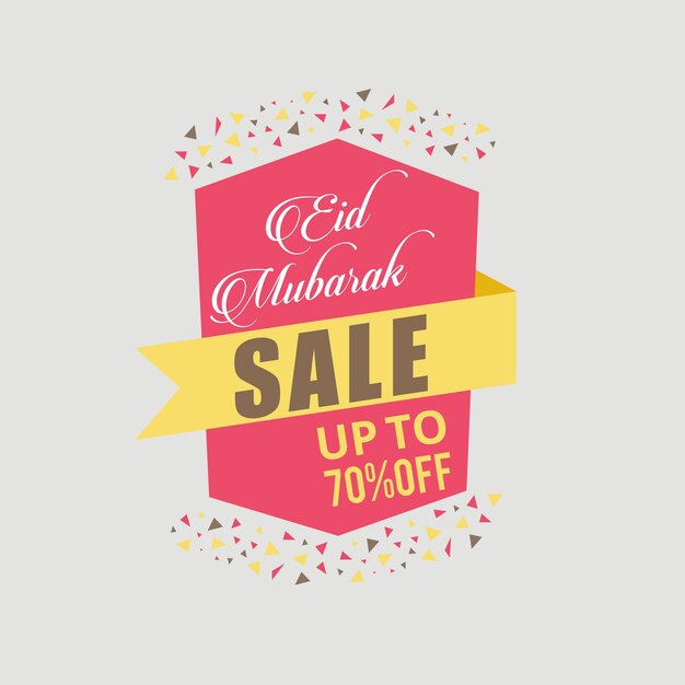 Продажа векторной иллюстрации плакат или флаер из eid mubarak
