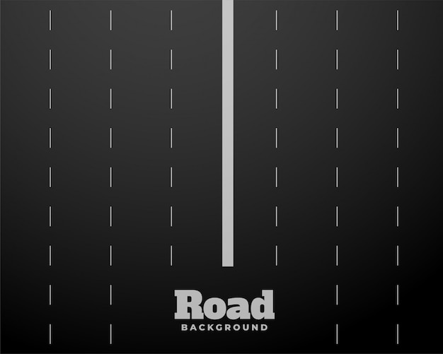 Free vector eight lane black road highway background