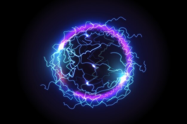 Electric ball with light effect