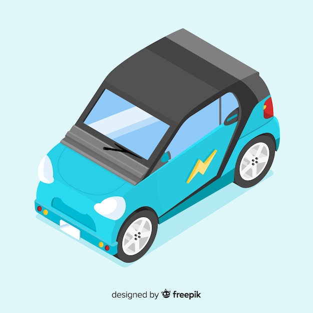 Free vector electric car background