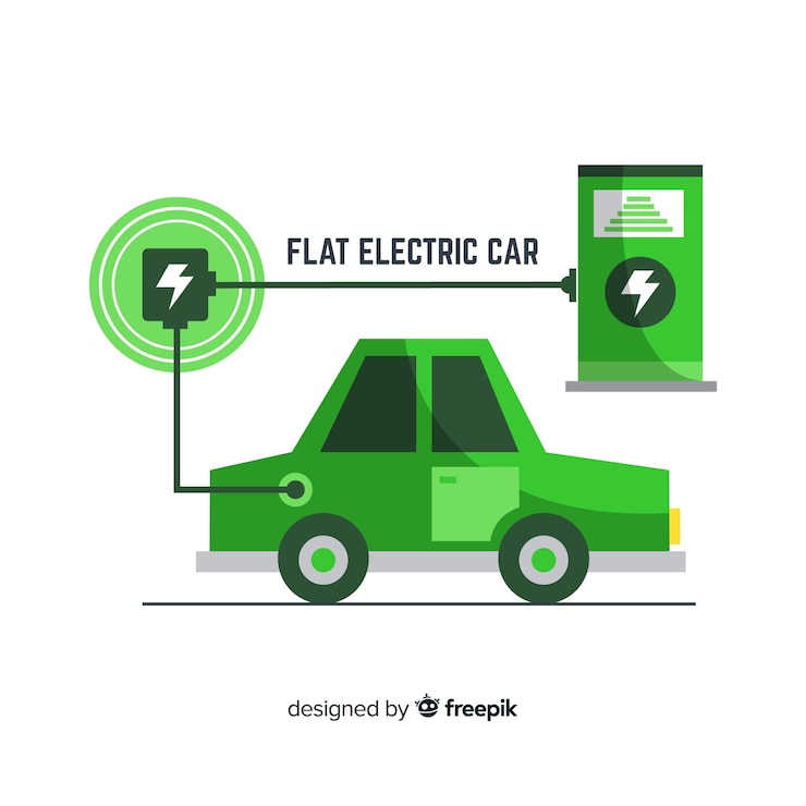 無料Vector 電気自動車