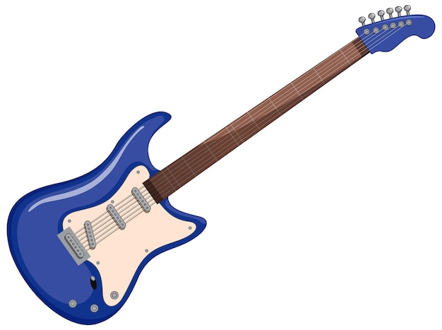 Free vector an electric guitar isolated