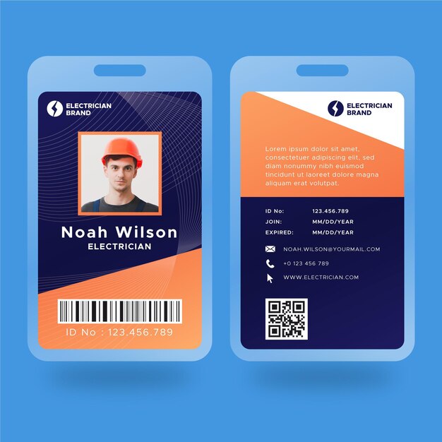 Electrician id card