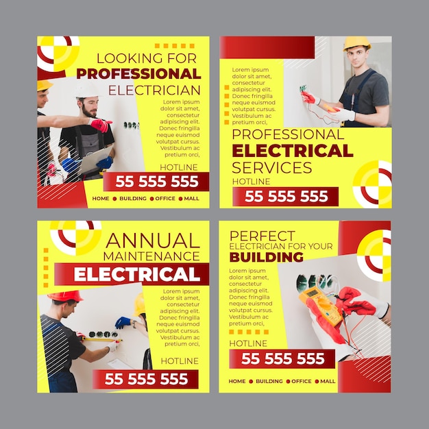 Electrician instagram posts