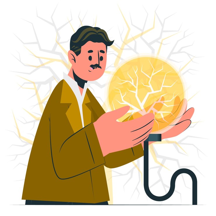 Free Vector electricity concept illustration