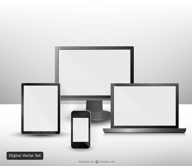 Electronic devices mock-ups