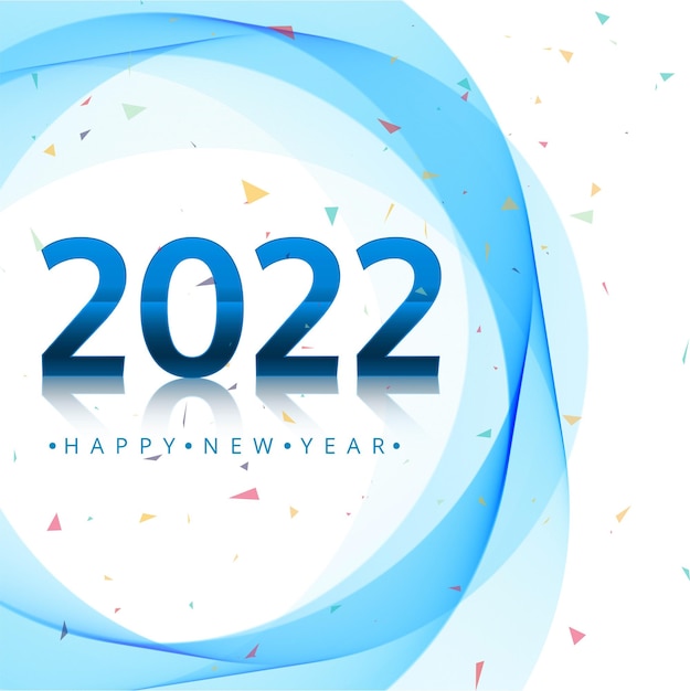 Elegant 2022 text new year background