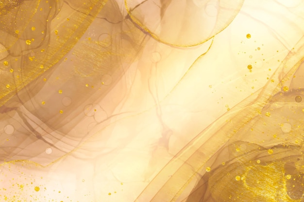 Free vector elegant abstract gold background with shiny elements