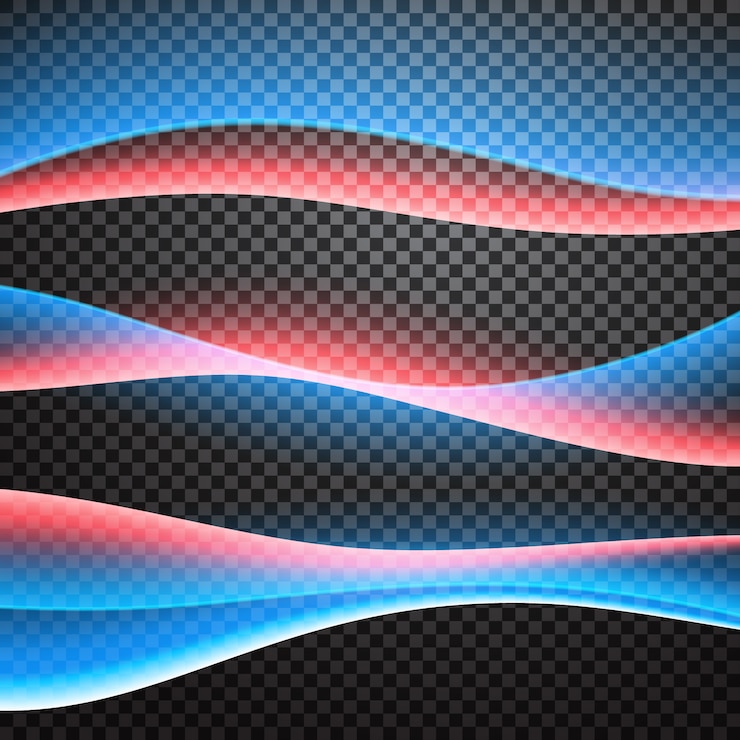 Free Vector elegant abstract shapes on black background