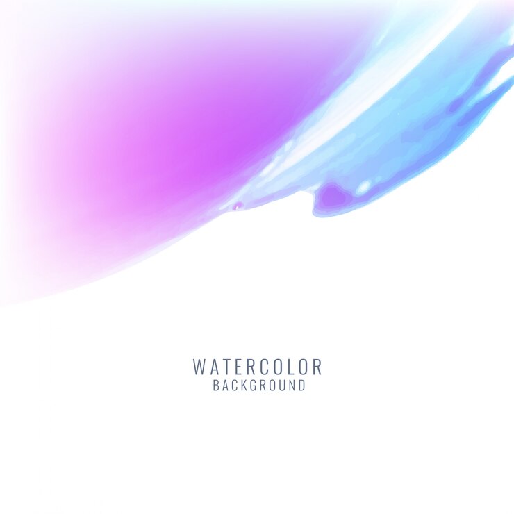 Free Vector elegant artistic background with watercolors