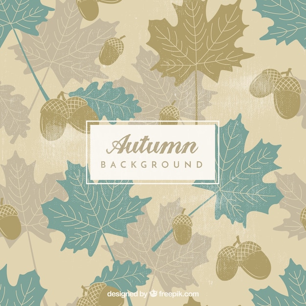 Elegant autumn background