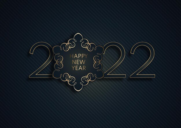Elegant background design for the Happy New Year