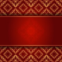 Elegant background in red and gold
