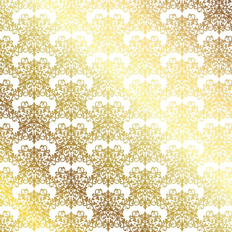 Free Vector elegant background with a decorative gold pattern