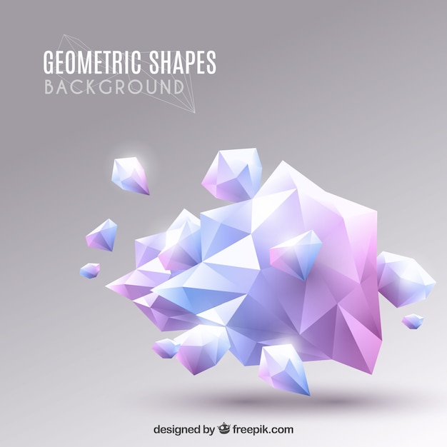 Free vector elegant background with geometric design