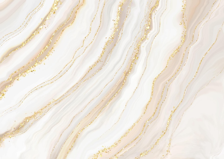Free Vector elegant background with a gold marble effect design
