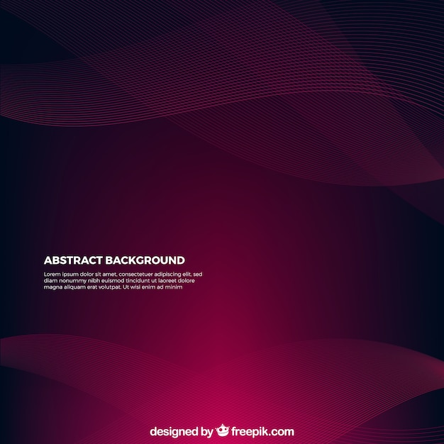 Free vector elegant background with waves