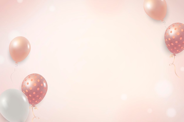 Elegant balloon background