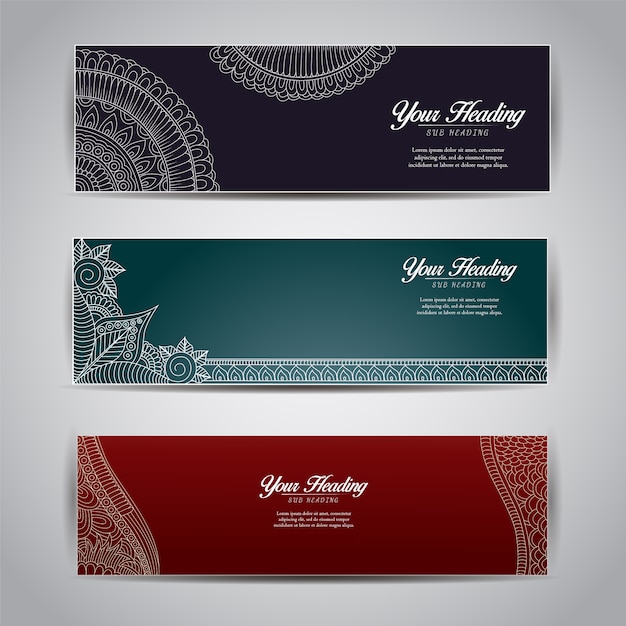 Elegant banner collection