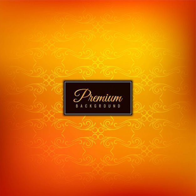 Elegant beautiful premium orange background