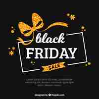 Free vector elegant black friday background