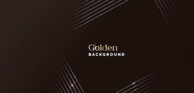Elegant black and golden background
