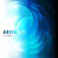 Бесплатное векторное изображение Элегантный синий абстрактный фон