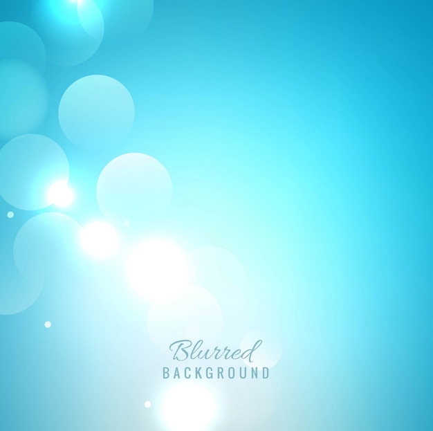 Free vector elegant blue blurred background