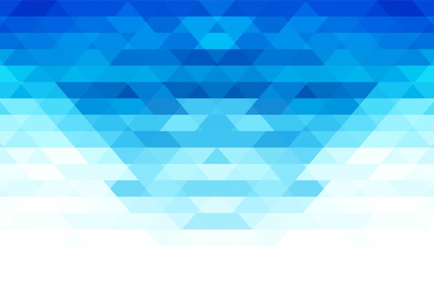 Free vector elegant blue geometric shapes background