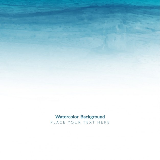 Free Vector elegant blue watercolor background
