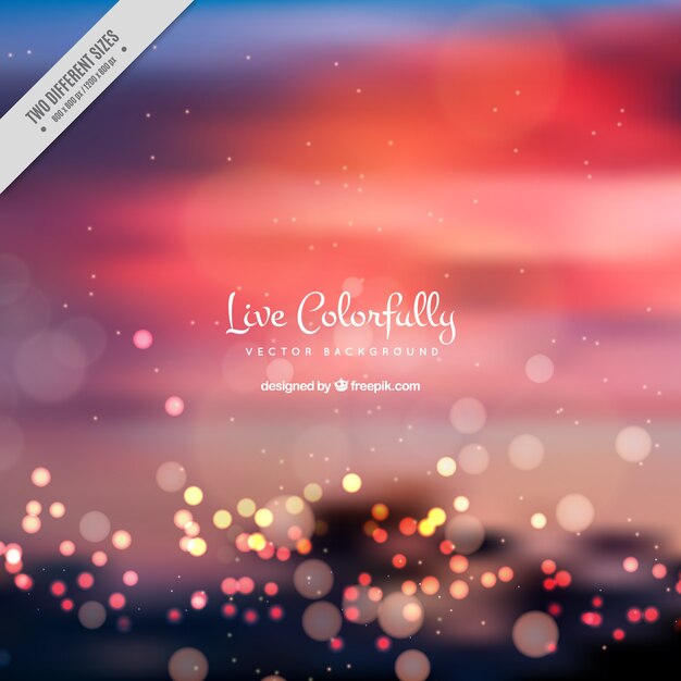 Elegant blurred background with bokeh effect