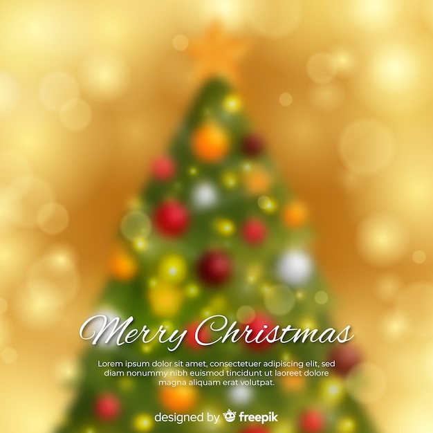 Elegant blurred christmas background