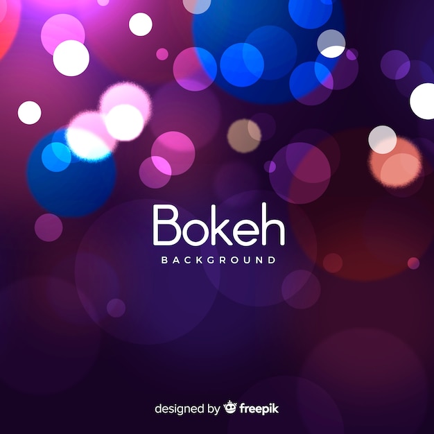 Elegant bokeh background design