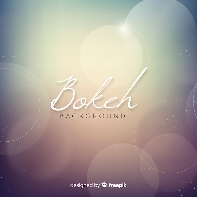 Free vector elegant bokeh background