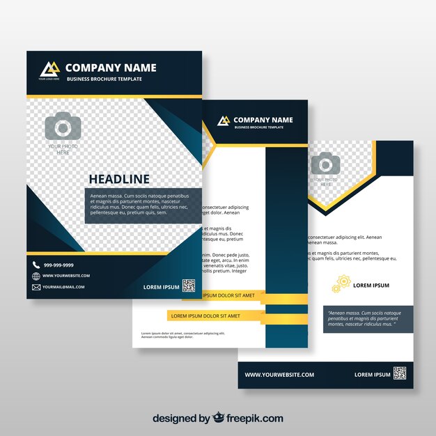 Elegant business brochures