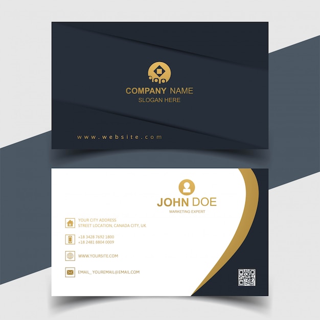 Elegant business card creative design