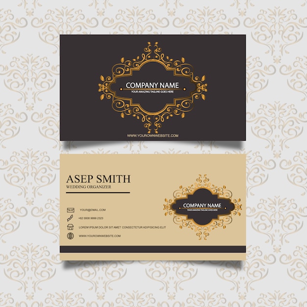 Elegant business card design