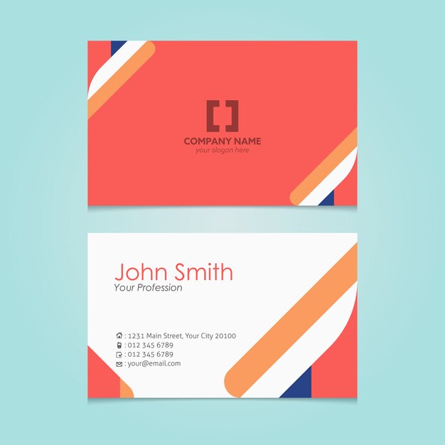 Elegant business card design