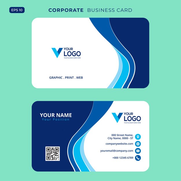 Elegant business card template