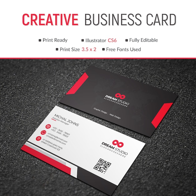 Elegant business card template