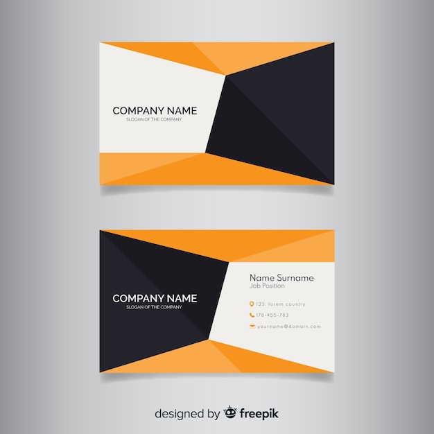 Elegant business card template