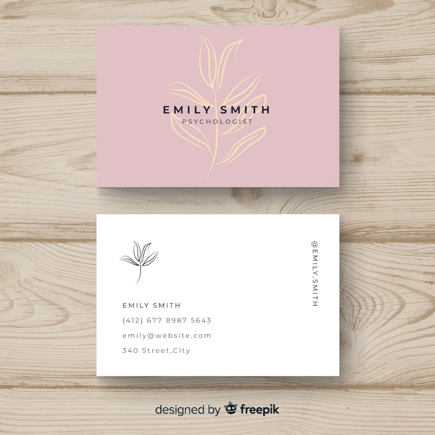 Elegant business card template