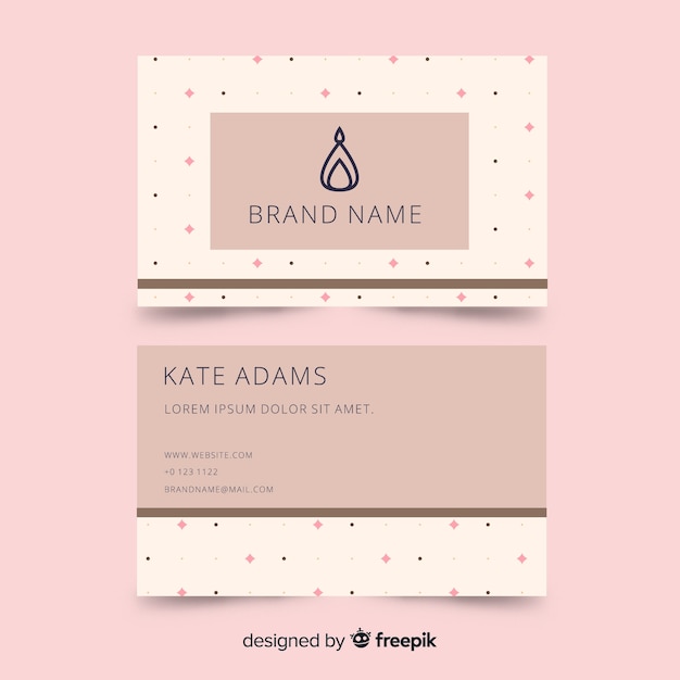 Free vector elegant business card template