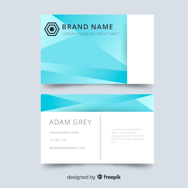 Elegant business card template