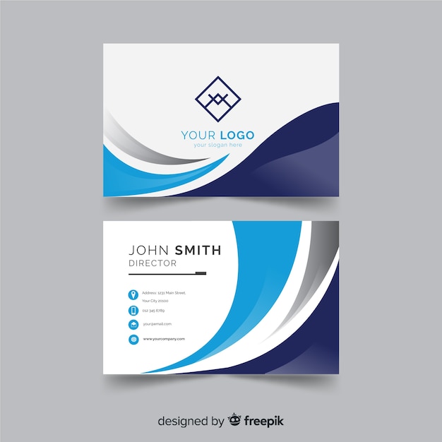 Elegant business card template