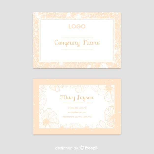 Elegant business card template