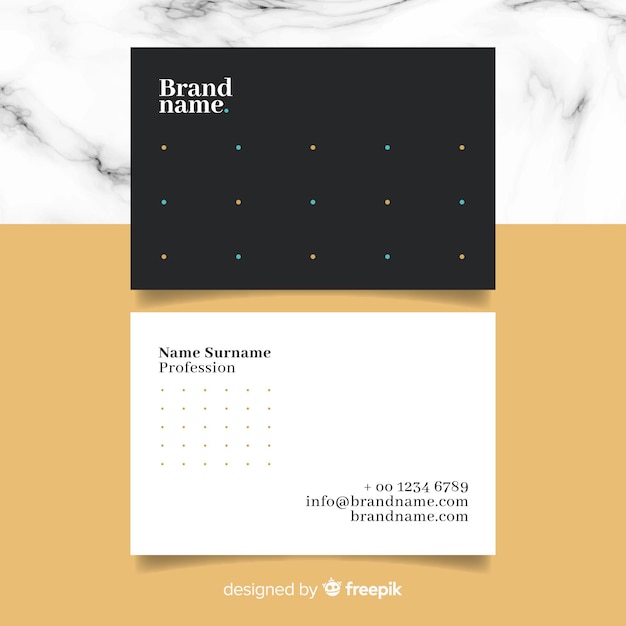 Elegant business card template