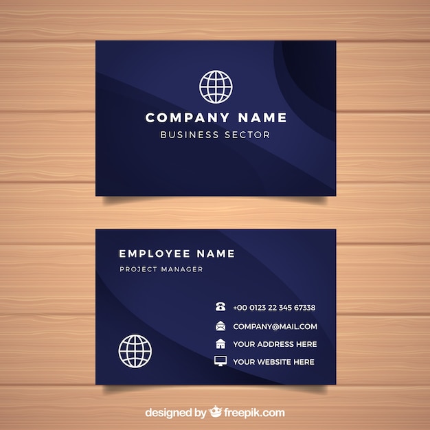 Elegant business card template