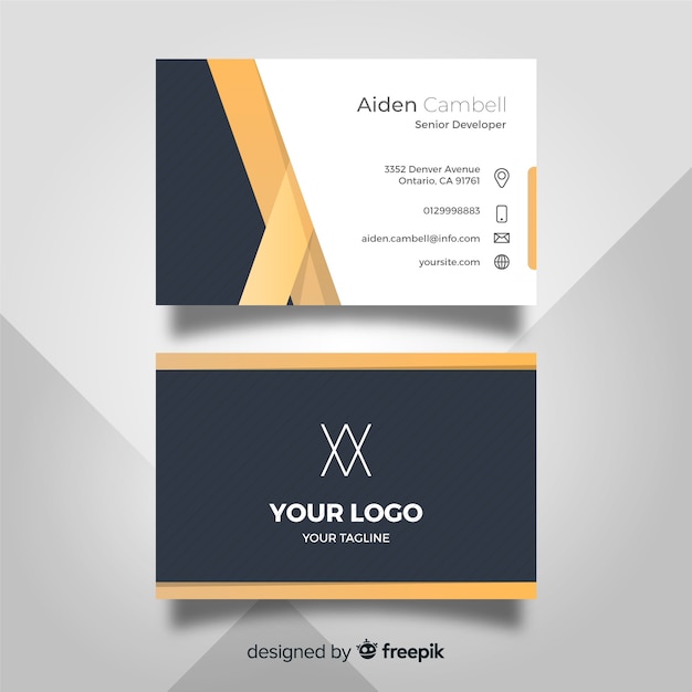 Elegant business card template