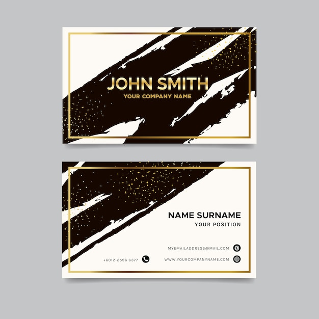 Elegant business card template